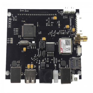 Custom-made Black WIFI Controller PCB Circuit Board Fabrication Assembly OEM Manufacturer SMD/PTH Mounting With Full PCB&PCBA Inspection