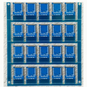 Multi- Layer Blue Solder Mask Circuit Board Manufacturing, Electronics manufacturing PCB turkey service PCBA assembly In Shenzhen